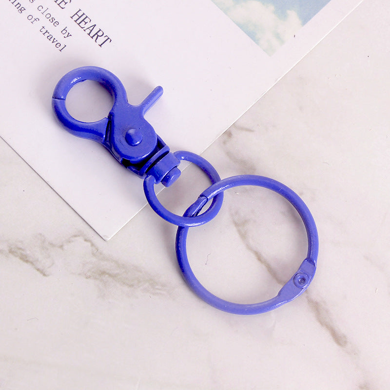 Wholesale Metal DIY Color Painted Keychain Accessories
